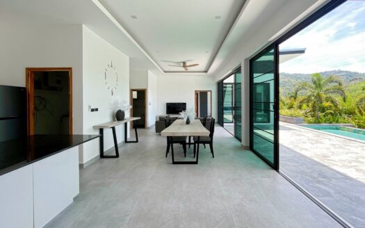 3 Bedroom, 3 Bathroom Pool Villa With Mountain View in Lamai