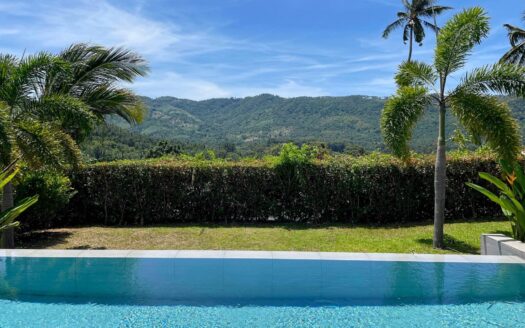 3 Bedroom, 3 Bathroom Pool Villa With Mountain View in Lamai