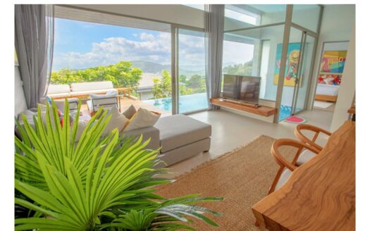 3 Bed 2 Bath Sea View Villa Bophut Hills