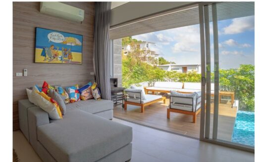 3 Bed 2 Bath Sea View Villa Bophut Hills