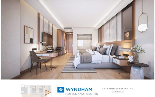 Studio 25.15 SQM- Wyndham Jomtien Pattaya Studio