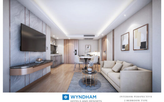 2 BR King/Twin 76.45 SQ M  Pattaya